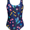 One-piece Swimsuit Aquarelle Flowers