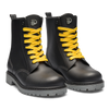Black & Grey Women's Rain Boots
