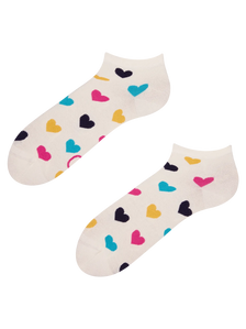 Ankle Socks Colorful Hearts