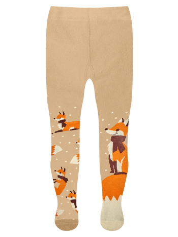 Kids' Tights Fox with Scarf