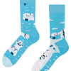 Regular Socks Fishing Polar Bear
