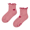 Girls' Cutecore Socks Red Heart