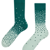 Warm Socks Dark & Light Green
