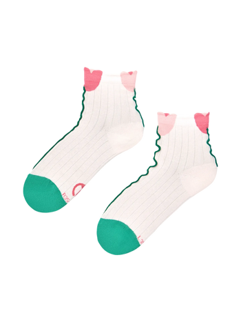 Cutecore Socks Blooming Tulips