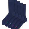 Regular Socks 5-Pack Blue Classic
