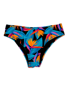 Midwaist Bikini Briefs Bird of Paradise