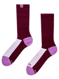Burgundy & Purple Alpaca Socks