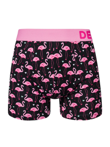 Men's Trunks Flamingos & Hearts