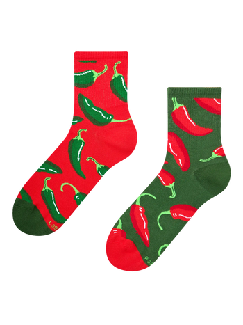 Crew Socks Chili Peppers