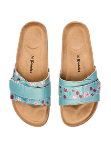 Women's Cork Slides Cherry Love