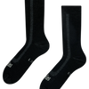 Black Merino wool terry socks