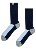 Dark & Light Blue Alpaca Socks