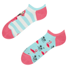 Sneaker Socks Tangled Flamingo