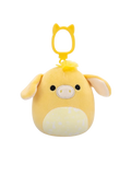 Squishmallows Clip-On Gavyn the Yellow Donkey, 9 cm