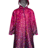 Raincoat Burgundy Dots