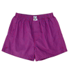 Blue & Magenta Men's Pattern Boxer Shorts