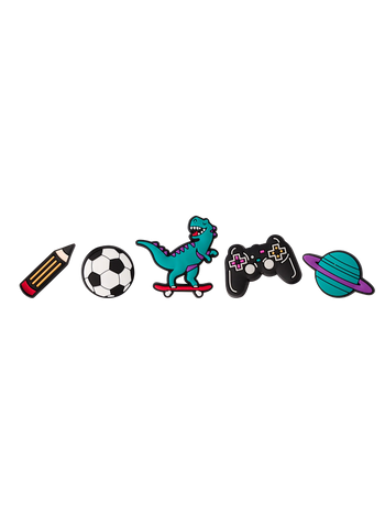 Shoelace charms Playtime 5-pack