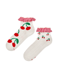 Cutecore Socks Picnic Cherries