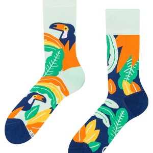 Regular Socks Toucan & Leaves