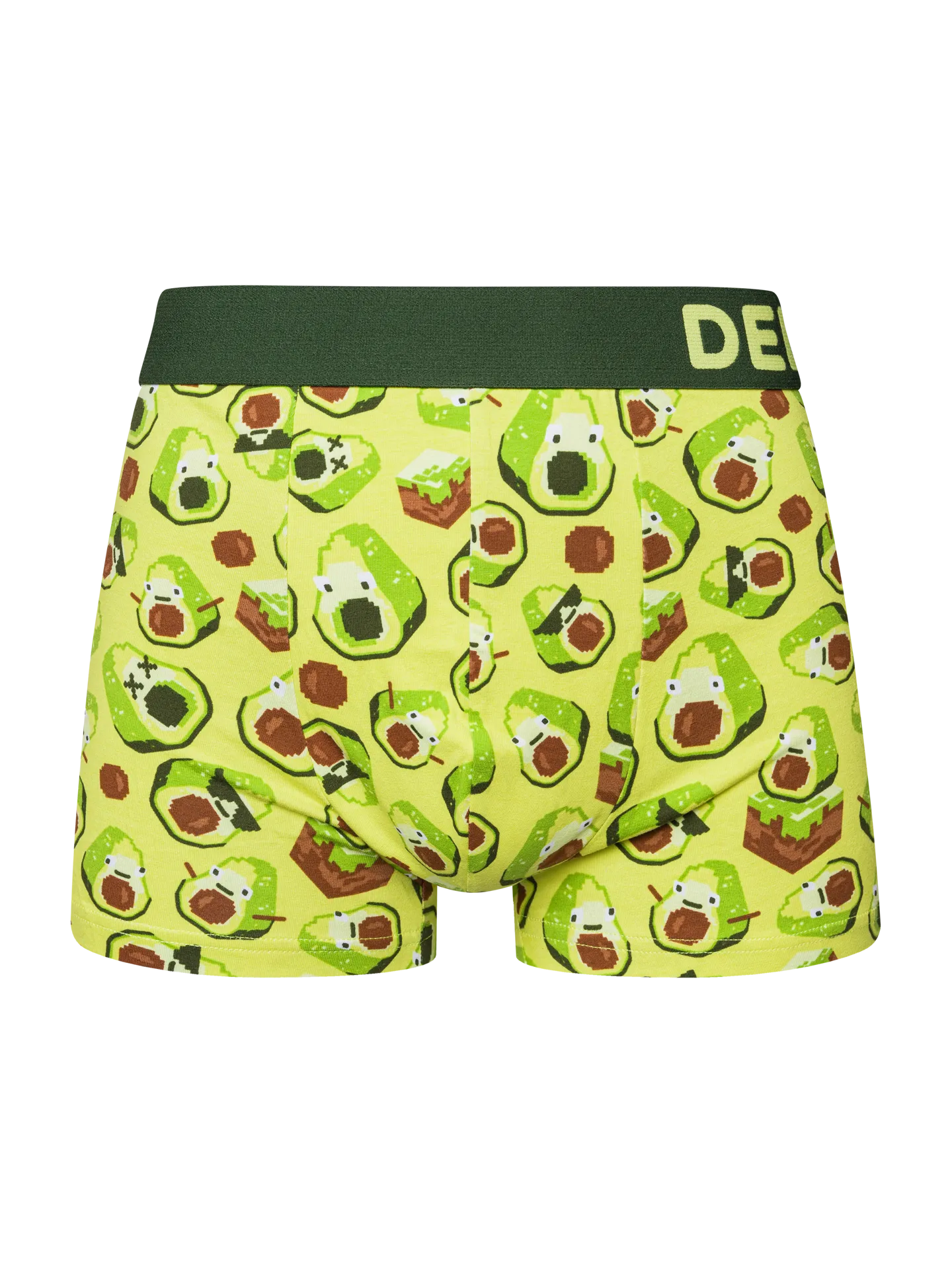 Shortened Men's Trunks Pixel Avocado – Dedoles