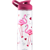 Water Bottle Flamingos & Hearts 700ml