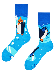 Warm Socks Skating Penguins
