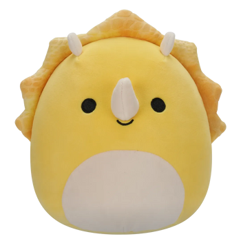 Squishmallows Lancaster the Yellow Triceratops, 20 cm
