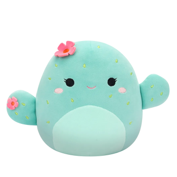 Squishmallows Graciela the Mint Barrel Cactus with Pink Flowers, 20 cm