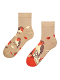 Anti-Stress Crew Socks Autumn Birds