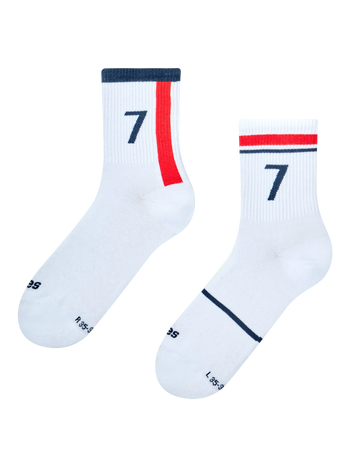 Ribbed Mid Calf Socks English Football Legend
