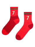 Ribbed Mid Calf Socks Portuguese Football Legend
