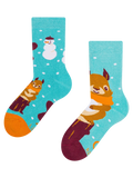 Kids' Warm Socks Winter Squirrel