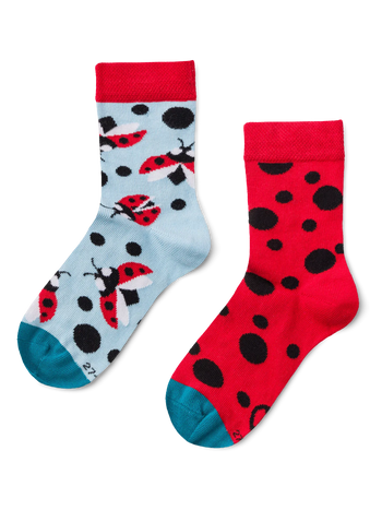 Kids' Socks Ladybugs & Dots