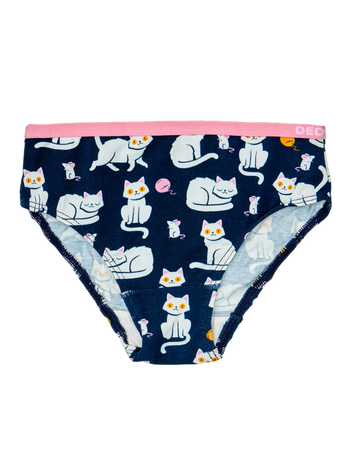Girls' Briefs Playful Kitty