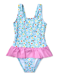Girls' Swimsuit Hearts & Daisies