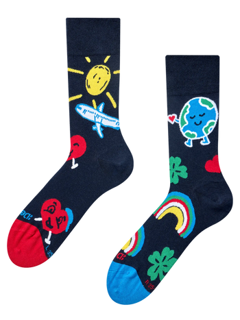 Regular Socks Love Around the World