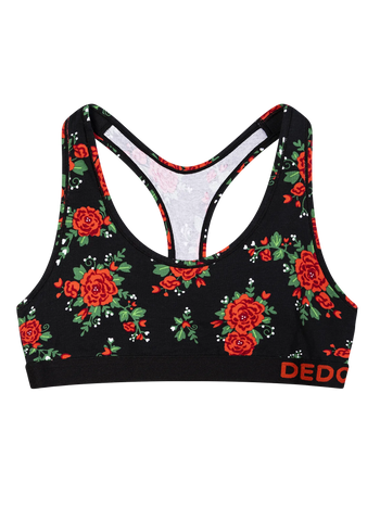Women's Bralette Roses