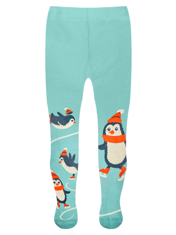 Kids' Tights Penguins & Ice