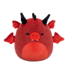 Squishmallows Salami the Red Dragon with Angry Eyes and Sparkle Belly, 20 cm
