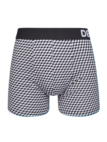 Black & White Men's Patterned Trunks