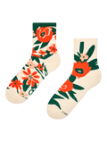 Crew Socks Poppy Garden