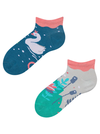Kids' Ankle Socks Swans