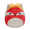 Squishmallows Fifi the Pink Fox with yellow Headband, 20 cm