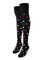 Over the Knee Socks Dots All Over