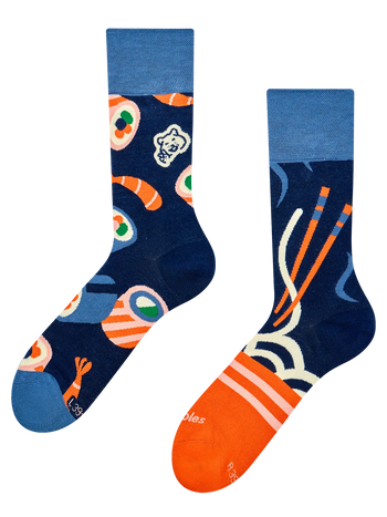 Bamboo Regular Socks Sushi & Ramen