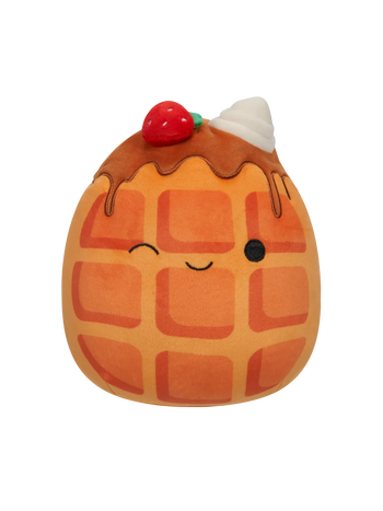 Squishmallows Weaver the Waffle with Strawberry and Cream, 20 cm