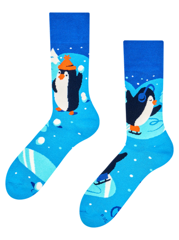 Warm Socks Skating Penguins