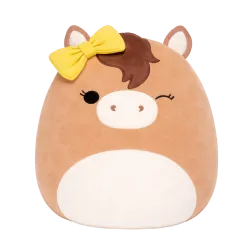 Squishmallows Tomar the Winking Brown Horse, 13 cm