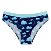 Women's Modal Briefs Paper Planes & Clouds