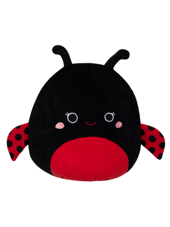 Squishmallows Trudy the Black Ladybug, 35 cm